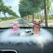 Car swing in car Creative personality net red upscale goddess Car Decoration Supplies Big Full Net Red Caravan Accessories