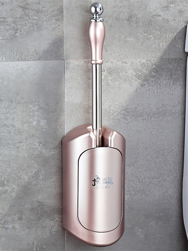 Wall-mounted household toilet brush set cleaning brush toilet brush Wall-mounted no dead angle powder room brush toilet brush