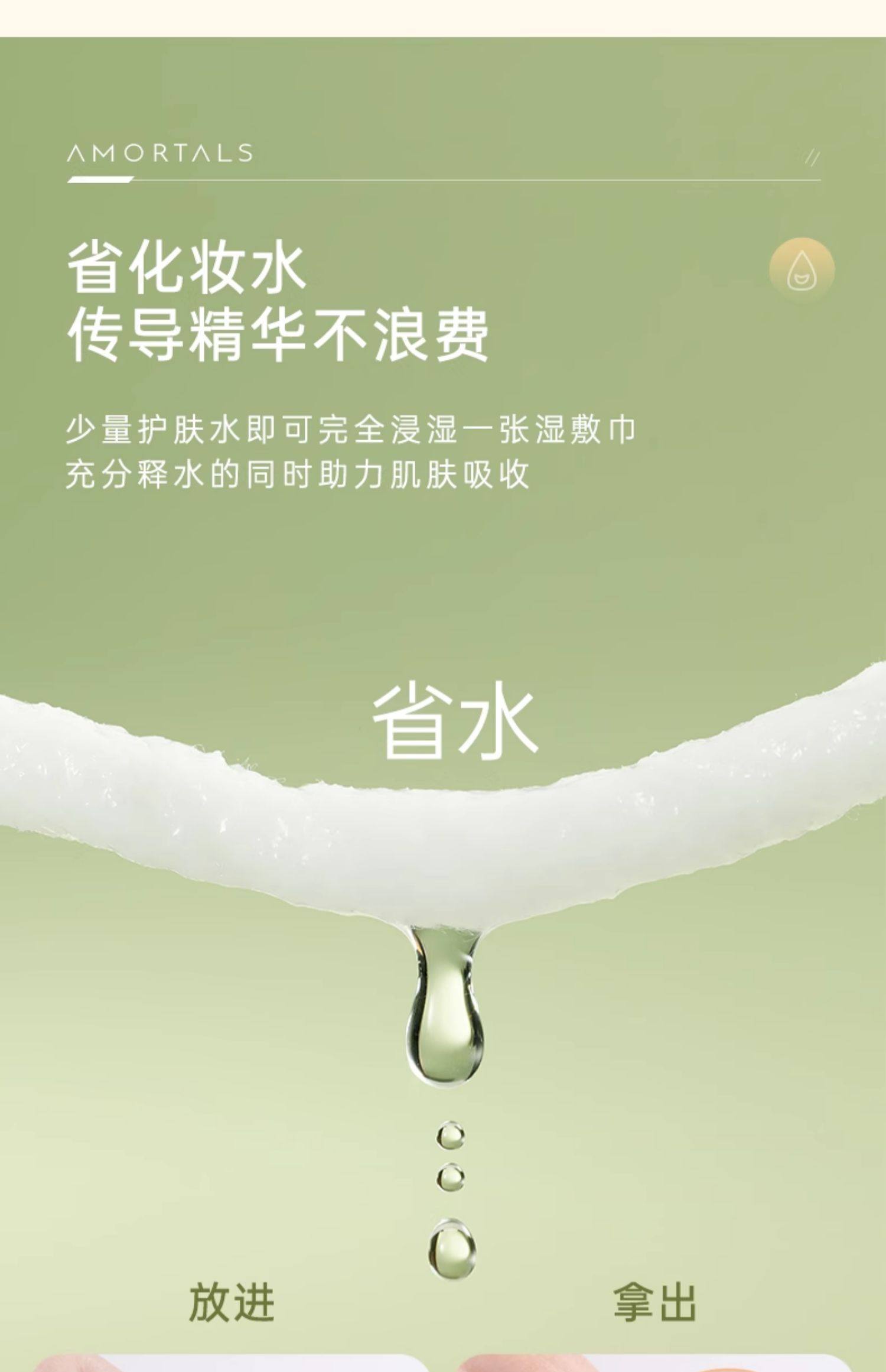 尔木萄 木乃伊湿敷化妆绵敷脸专用可拉伸面膜纸超薄网纹卸妆绵 240片/包