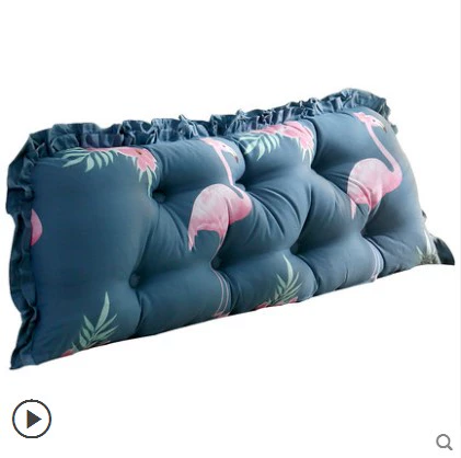 1,5 млн. Большой 1 метр 2 банка 1,2 кровати с подушкой, чтобы снять ширину прикроватного прикроватного 1,8 метра назад к задней части спины, мягкий кровать для оболочки на один метр и пять