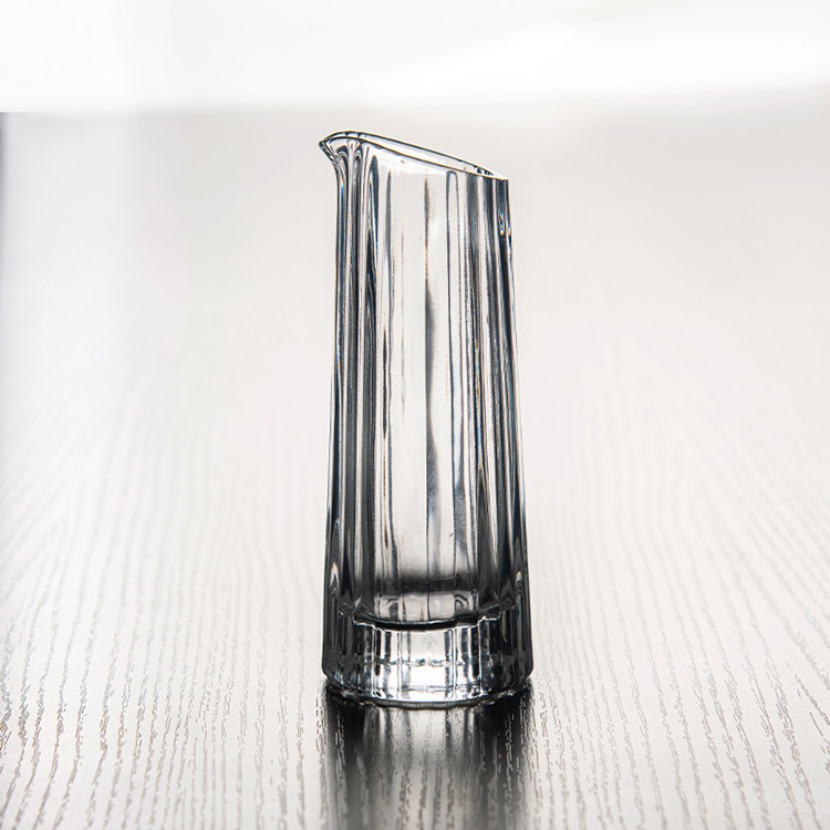 Ликер Cup 创意白酒杯套装家用玻璃分酒器小号酒盅竖条纹白酒分酒壶酒具带杯架