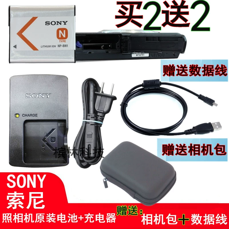 Máy ảnh Sony DSC-W310 W320 W330 W510 W520 W530 Pin NP-BN1 + bộ sạc - Hệ thống rạp hát tại nhà