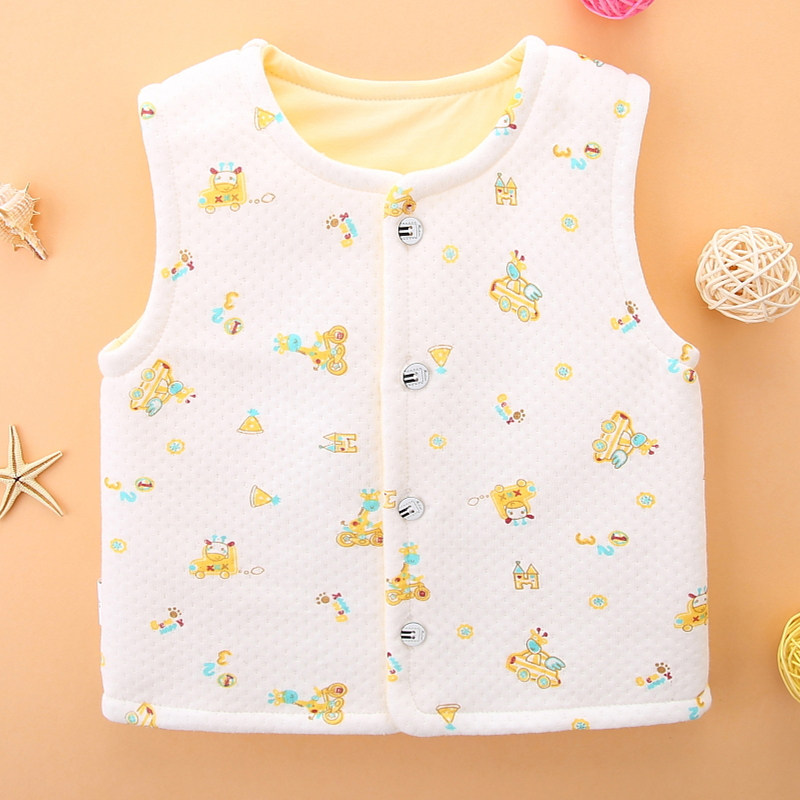 Baby waistcoat Spring Summer thin Pure Cotton Baby Waistcoat Newborn Child Small Vest Warm for men and women Kampa Shoulder