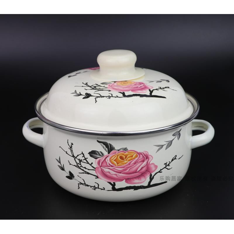 Special processing small enamel pot enamel pot simmering enamel cooking noodles milk pan, enamel basin