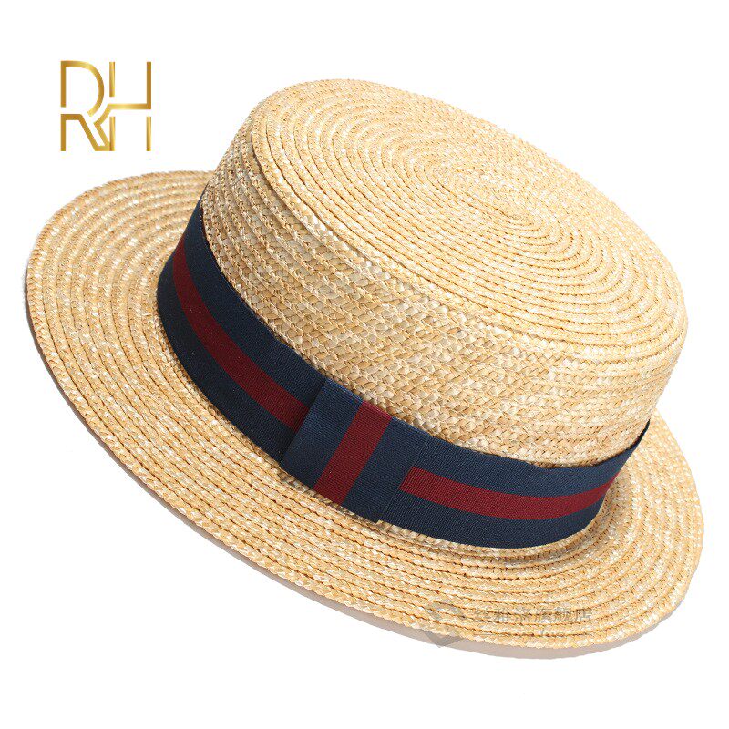 Купить Natural Wheat Straw Boater 