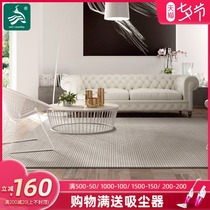 Imported wool carpet Light luxury modern simple living room sofa coffee table blanket Bedroom villa full floor dirt-resistant B1 flame retardant