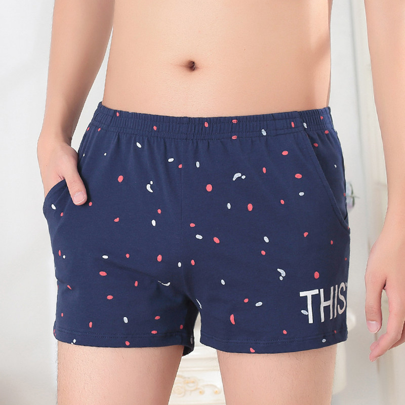 Men's underwear pure cotton Arroe pants loose comfortable pants summer trend fashion plus a large quad corner shorts head