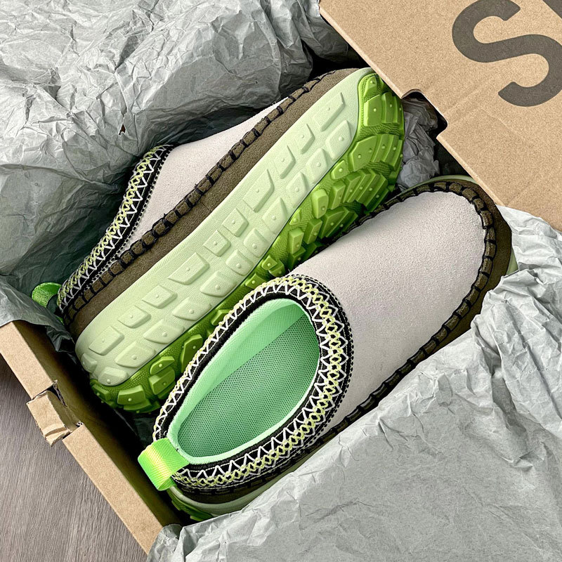 Authentic Tasman Tire-Soled Lazy Slippers for Women, 2024 Summer New Style, Closed-Toe Slip-On, Thick-Soled, Comfortable and Casual
