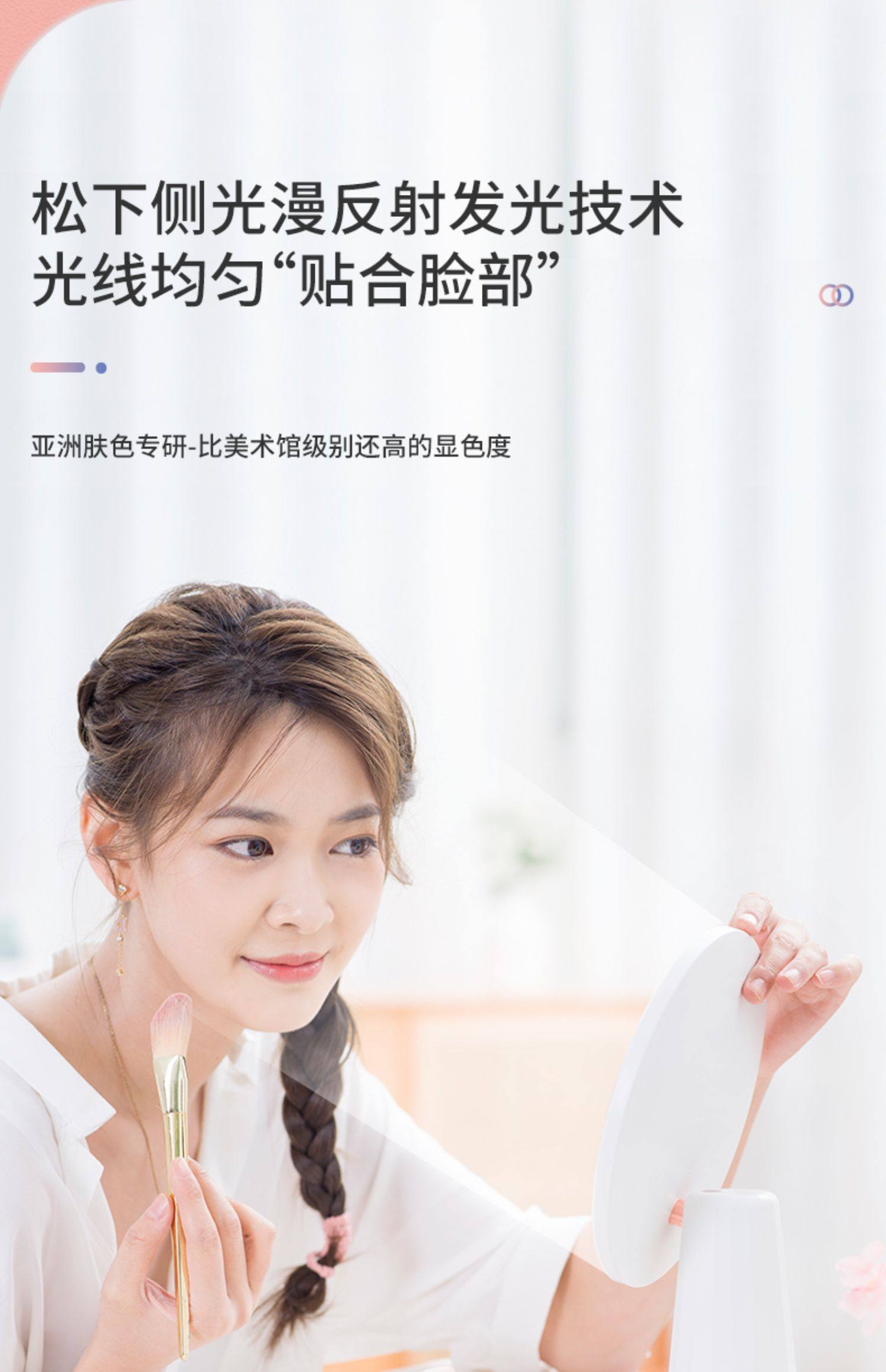 Panasonic 松下 HH-LT0635 台式带灯化妆镜 双重优惠折后￥159包邮