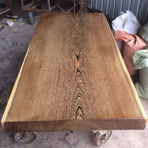 African cliff bean wood chicken wing wood large board table Solid wood log Mahogany tea table Tea table Office desk desk 1 meter 8 painting case