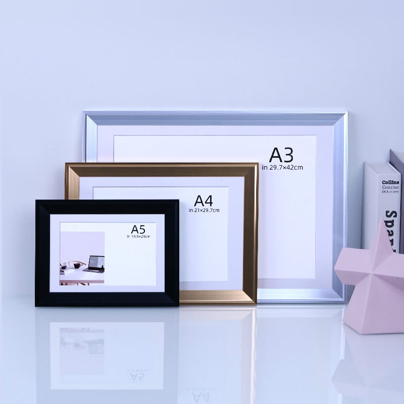 A3 Business License Frame, A5/A4 Certificate Photo Frame, Authorization Letter, Patent Honor Certificate, Award Frame, Wide-Edged Wall Hanging or Tabletop Display