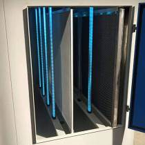 Processing UV photolysis nano titanium dioxide photocatalytic plate honeycomb photocatalyst aluminum based filter to remove formaldehyde odor