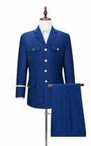 New Blue Autumn Regular Dress Fire Blue Clerk Overalls Men's and Women's Coats Fire Fighting Suit New Suit
