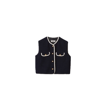 Miu Miu womens single-breasted tweed vest top