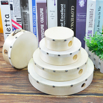 Xinjiang dance sheepskin nail tambourine Orff percussion instrument childrens kindergarten teacher beats the drum with grade examination hand