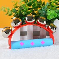 Голубая деревянная ручка полулудовой колокол красный