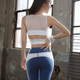 Yoga Clothing Women's Set Summer 2026 New Professional Gym Backless Vest Sports Set with Chest Pad Sexy