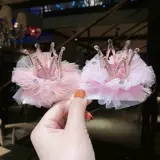 Детский ободок, заколка для волос для принцессы, милые кружевные шпильки для волос, аксессуар для волос