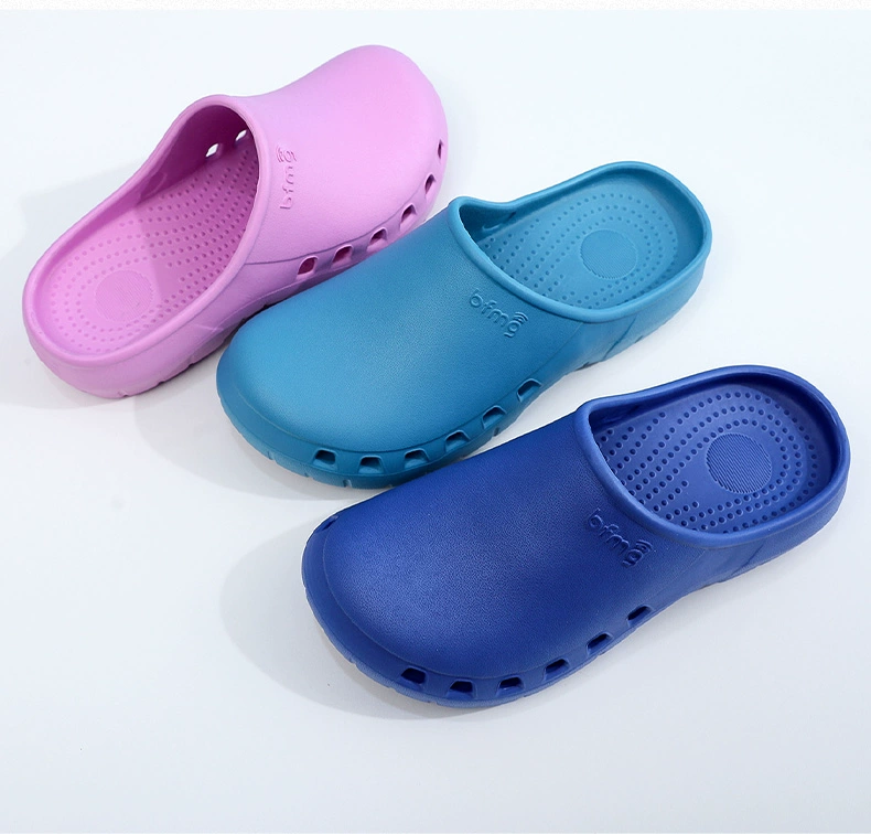 Operating room slippers for women, non-slip surgeon operating shoes, men's special medical protective thick-soled laboratory clogs