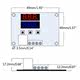 W1209SDC12VMini ThermostatRegulator-50-120°CDigita