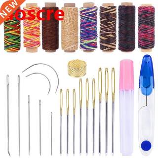 Leather Sewing Needles Stitching Needle Kit Waxed Sewing Thr