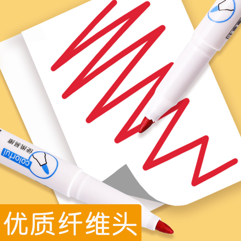 彩色白板笔:孩子的创意乐园,安全又好玩的绘图神器🎨-白板笔-淘宝百科网