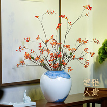 High-end new Chinese style sofa corner several porch ornaments living room soft decoration decoration high-end atmosphere sideboard big