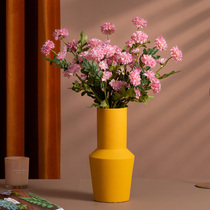 Dining table Vase ornaments coffee table living room flower arrangement simple porch TV cabinet ceramic decorations light luxury dry vase