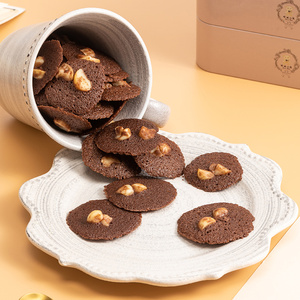 【珍妮小熊】夏威夷果可可脆小圆饼干60g