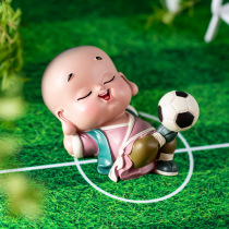 2022 Cartoon Small Monk Boxing Weightlifting Volleyball Basketball Sports Little Sandy Car Pendulum Souvenir Gift