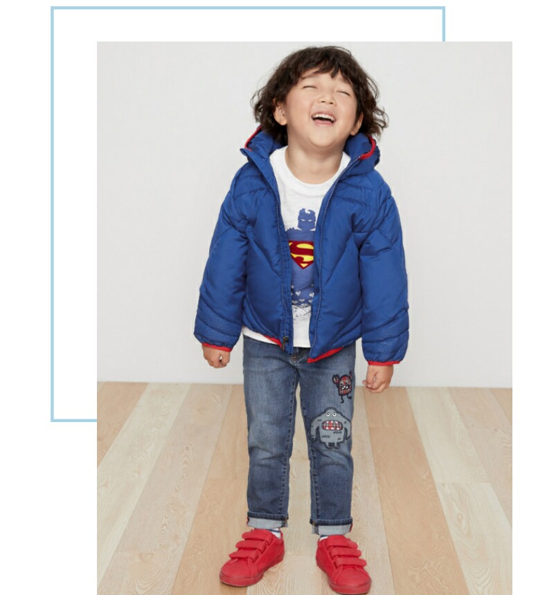 Gap, пуховик, демисезонная детская хлопковая куртка, в западном стиле Gap, пуховик, демисезонная детская хлопковая куртка, в западном стиле