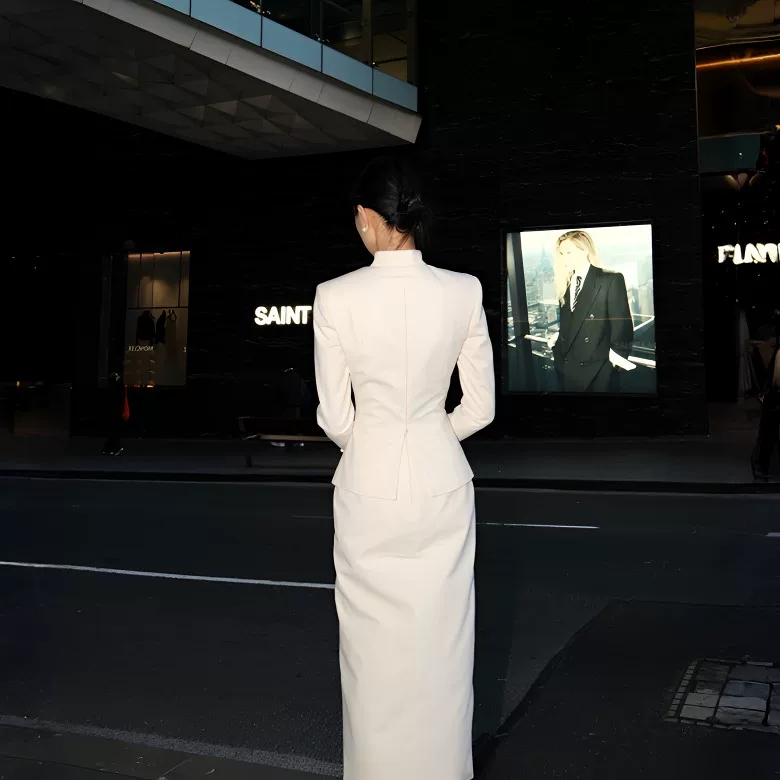 Костюм, комплект, облегающая юбка, стиль Chanel