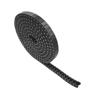 PC40 engineering plastic flat black anti-static 4060P white transmission chain 120 roller upper and lower trigger chain