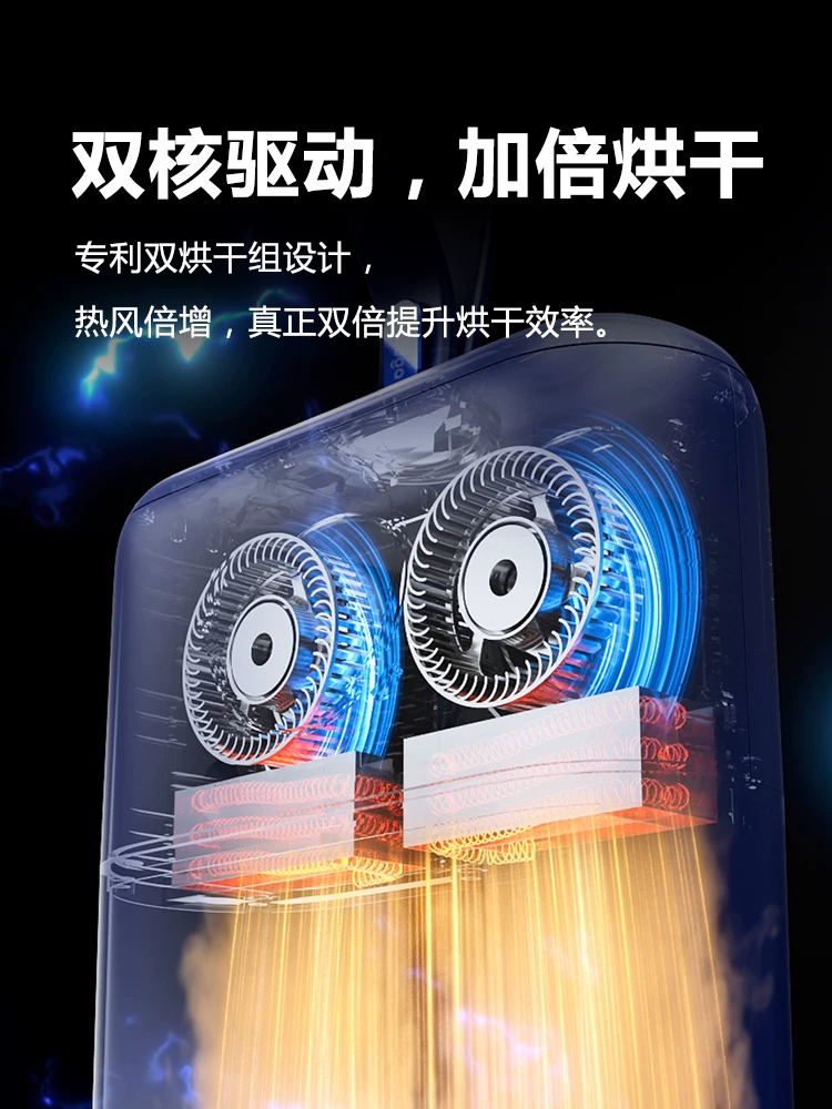 Сушилка для дома Xiaochaotang для сушки одежды, компактная 2026, складная портативная сушилка для барахта в общежитии