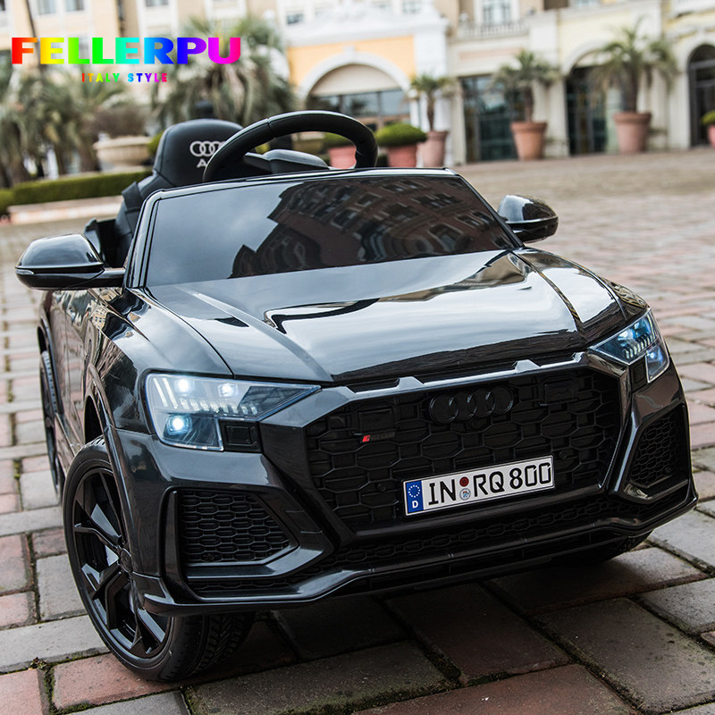 FELLERPU Audi RSQ8 car children's electric car baby remote control can sit people toy car charging with Bluetooth