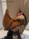 Chasel&Karin Red Underarm Crescent Bag for Women 2026 New Niche High-End Handbag Crossbody Small Bag