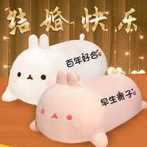 Press the doll a pair of wedding press toys wedding doll wedding gifts to send newcomers Xia baby pillow gifts