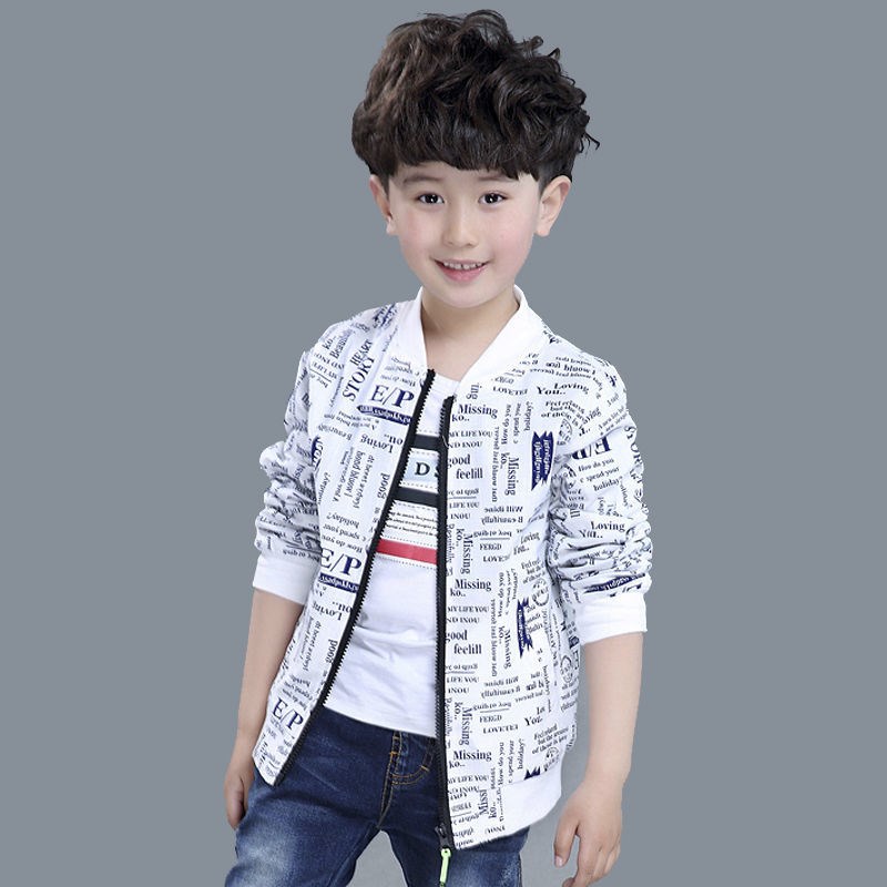 Boy Clothing Boy Jacket 2021 Spring Autumn Clothing New Children Baseball Conserved Baby Boy Spring Autumn Ocean Korean version of the tide