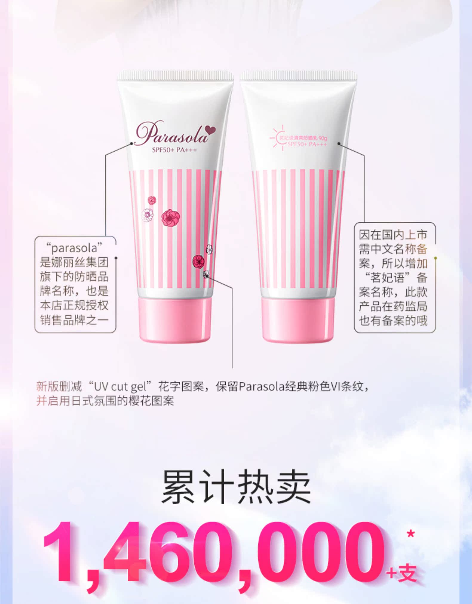 日本  naris娜丽丝 清润型精华防晒霜 50g 图3