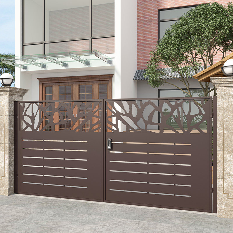 Villa Doors Double Doors Home Countryside Outdoor Patio Doors Stainless Steel Open Doors Countryside Yard Doors
