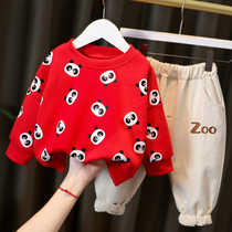 Newborn baby clothes spring 1 year old 2 spring and autumn suit split male and female baby spring childrens cotton jacket