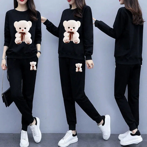 Южнокорейский товар, демисезонная толстовка, комплект для отдыха, оверсайз