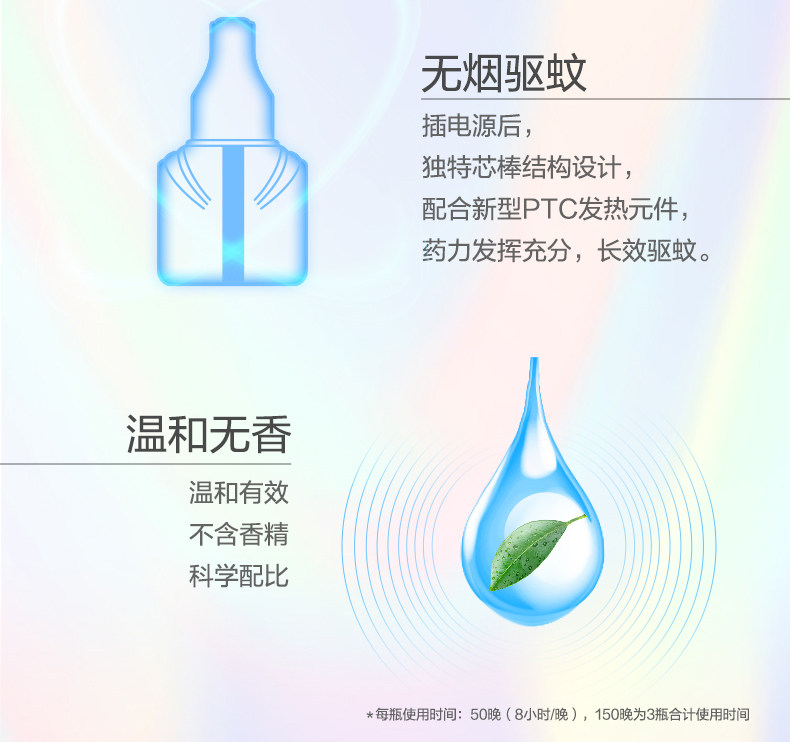 榄菊 电热蚊香液 3瓶+1器 图4