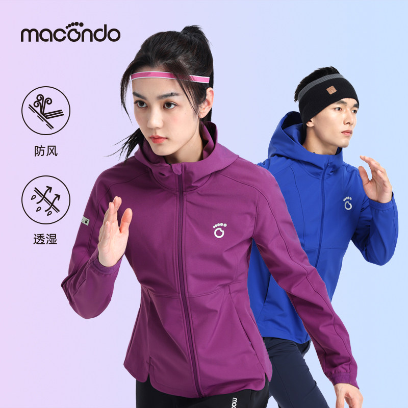 Macondo Softshell Clothes Men And Women Outdoor Sports Suit Casual Jacket Fitness moisture Warmth Windproof Clothing 3 Generation-Taobao