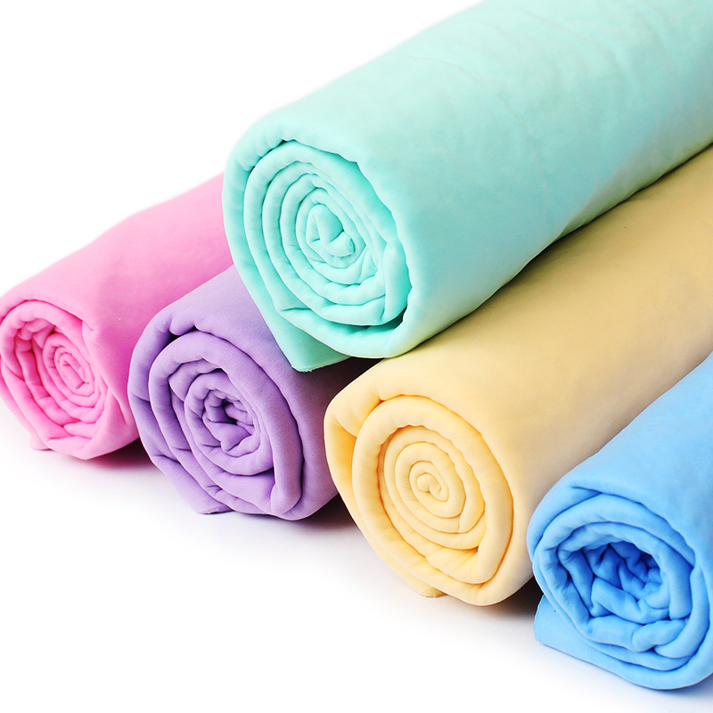 Pet deerskin towel absorbent towel dog cat bath towel