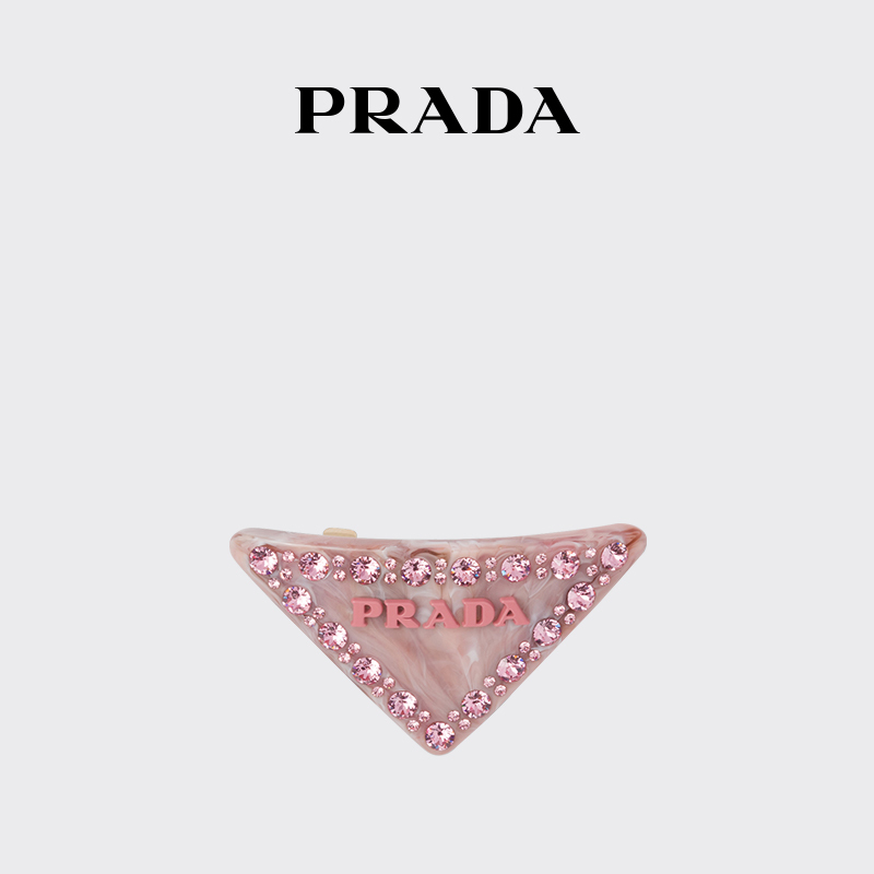 Prada/Prada Women's Imitation Crystal Hair Clip Hair Accessory