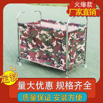 Kindergarten ball car stainless steel basketball storage box storage bag volleyball football storage basket canvas ball storage basket