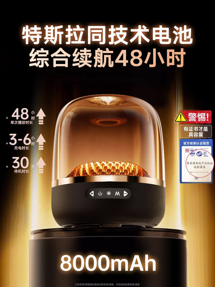 Huaqiangbei Audio Manhattan Wireless Bluetooth Speaker Glaze 4 Computer Surround Subwoofer National Supplement 2025 New Model 6