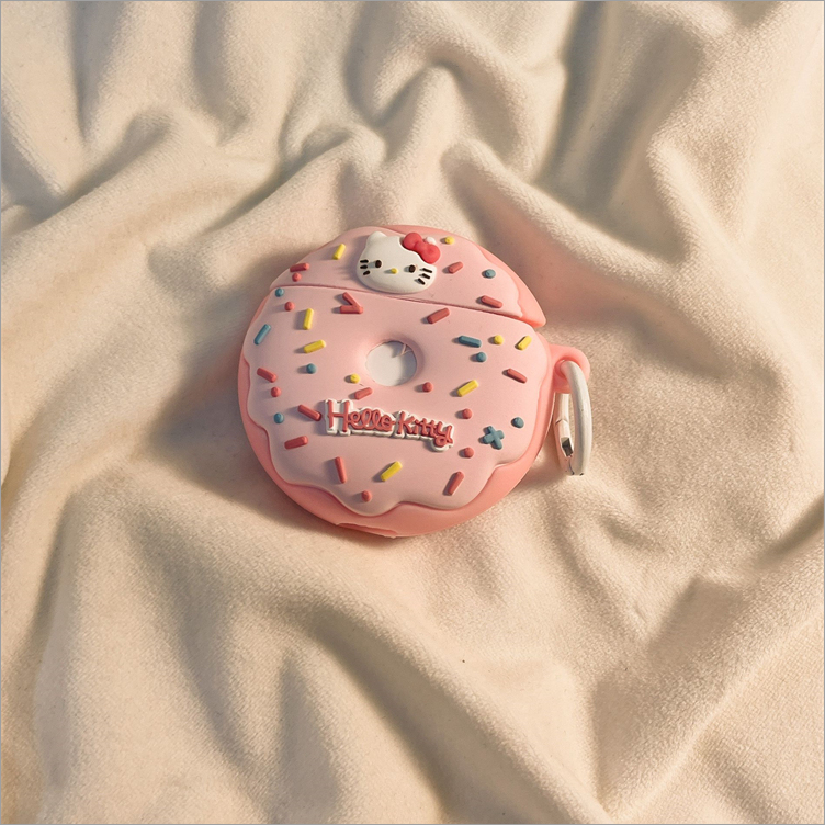 2024 New Model Suitable for Apple AirPods 4Th Generation Wireless Earphone Protective Case with Lock Buckle, Anti-Loss Protective Shell, 4Th Generation Cartoon Case, Anti-Drop Creative Stand, Cute Couple Full-Cover Anti-Drop Silicone Case 7