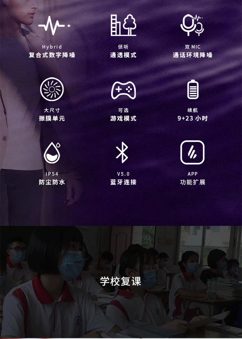 超高性价比 漫步者 TWS NB2 主动降噪真无线蓝牙耳机 图3